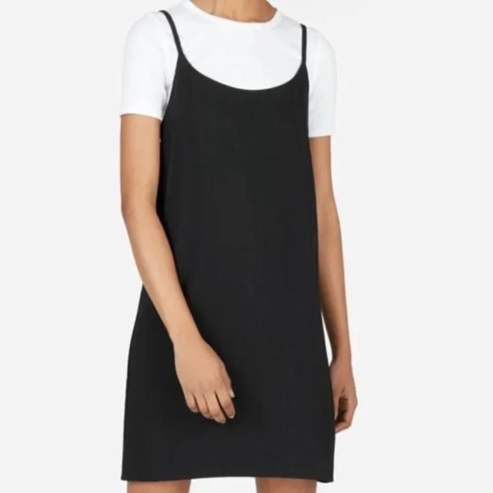 Everlane Black Slip Dress